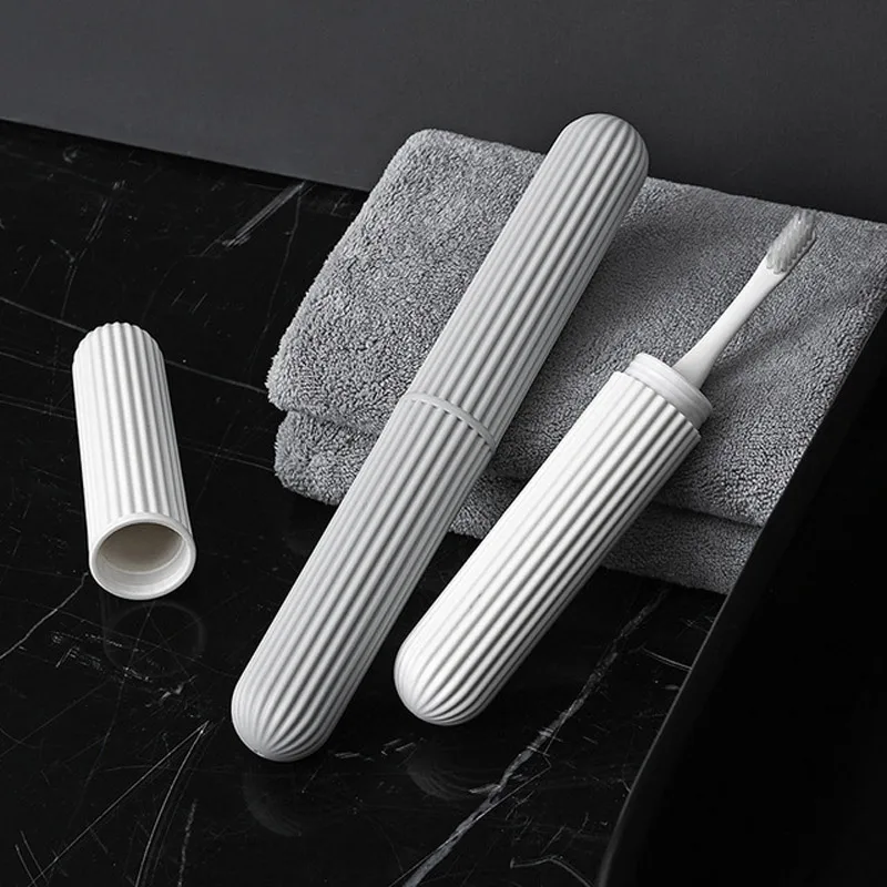 

Plastic Travel Toothbrush Case Portable Health Toothbrush Protector Toothbrush Tube Dustproof BathroomToothbrush Protective Box
