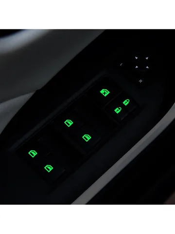 Светящаяся наклейка на переключатель окна автомобиля для mazda cx-5 cx-7 cx-4 cx3 cx9 626 mazda 3 mazda 6