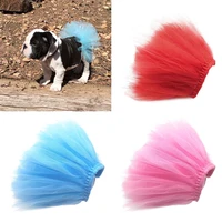 pet puppy small dog lace skirt princess tutu dress clothes apparel costume spring and summer puppy skirt pet supplies