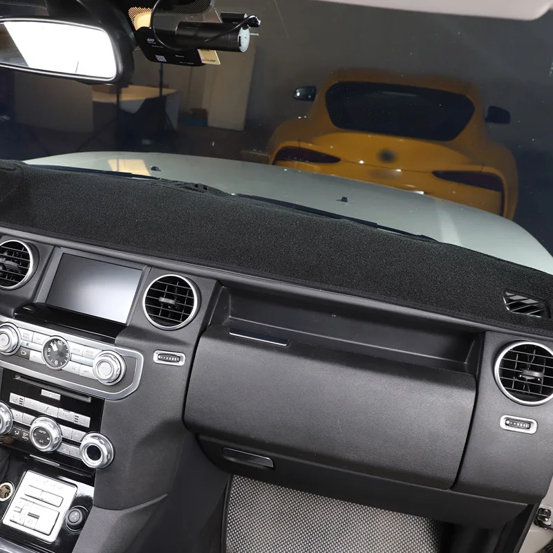 

For Land Rover Range Rover Sport 10-13 Discovery 3/4 04-16 Black Car Dashboard Cover Mat Shading Pad Mat Carpet Car Accessories