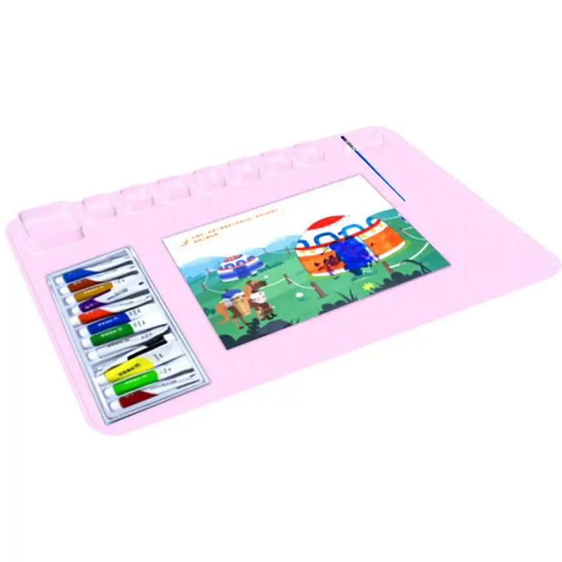 

Silicone Painting Mat For Craft 23.6x 15.7 Non-Stick Silicone Sheet Silicone Mat For Resin Casting Painting Mat For Craft