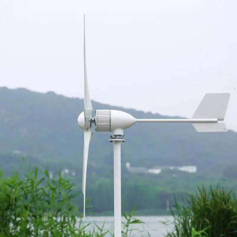 

4000W 6000W Energy Sources Electric Power Generator 12v 24v 48v Wind Turbine 4kw 3 Blades Permanent Maglev With Mppt Charge
