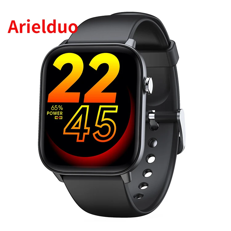 New 1.83inch large-screen body temperature, heart rate, blood pressure and blood oxygen monitoring waterproof sports smart watch