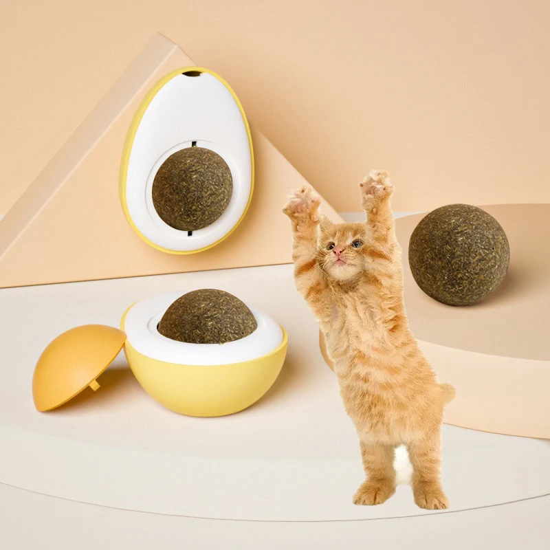 

Peppermint Ball Boiled Egg Cat Lick Lick Fun-loving Cat's Self-entertainment Pet Supplies Cat Toy