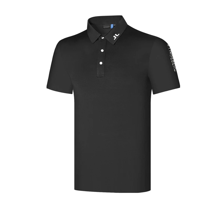 2023 Summer New Golf Clothing Men's Short-Sleeved T-Shirt Breathable Quick Dry Polo Shirt Sporty Casual Uniform Rush