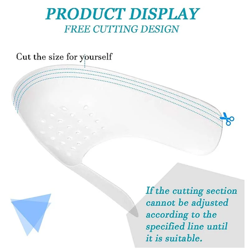 10 Pairs Shoe Crease Protector Care for Sneaker Sports Shoes Toe Caps Kit Stretcher Extender Anti Creased Accessories Women Men