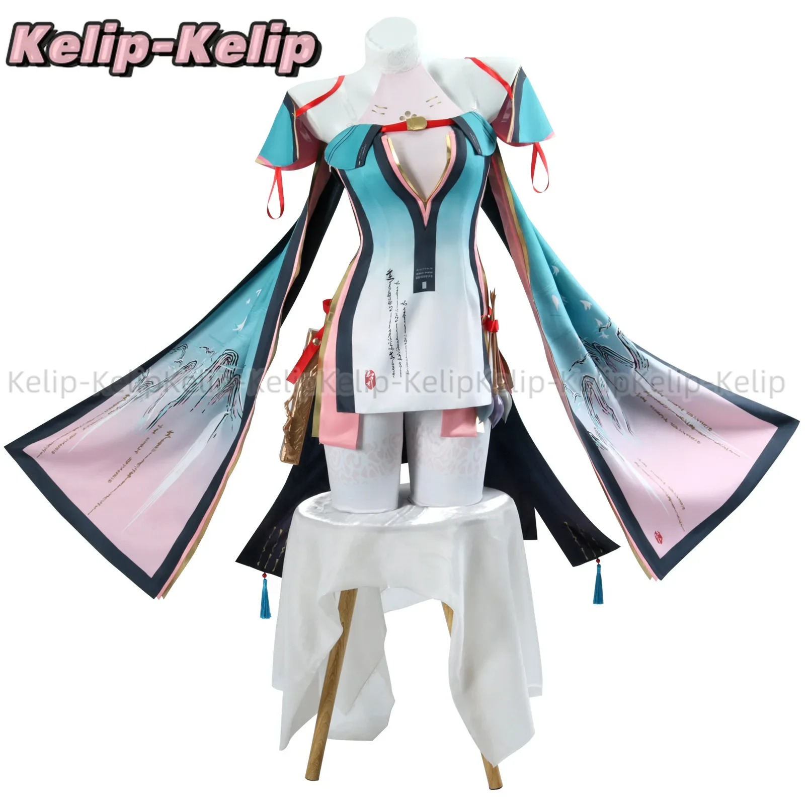Индивидуальные Wuthering Waves Zhezhi Resonator женский костюм для косплея парик Cos Game аниме