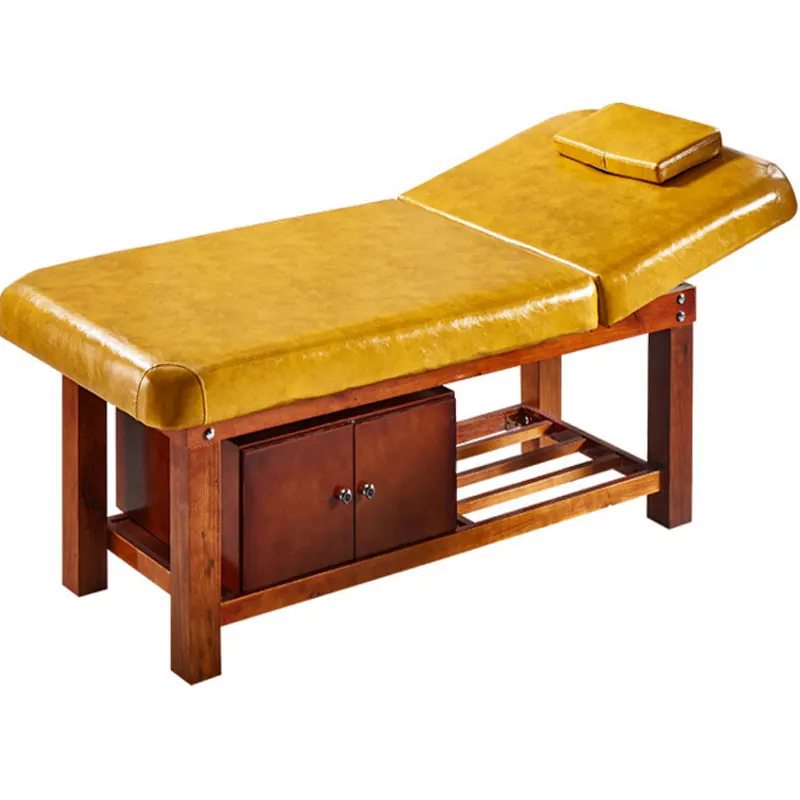 

High Grade Solid Wood Beauty Bed, Wholesale Massage Bed, Chest Hole, Body Embroidery, Health Massage, Physiotherapy Bed Customiz