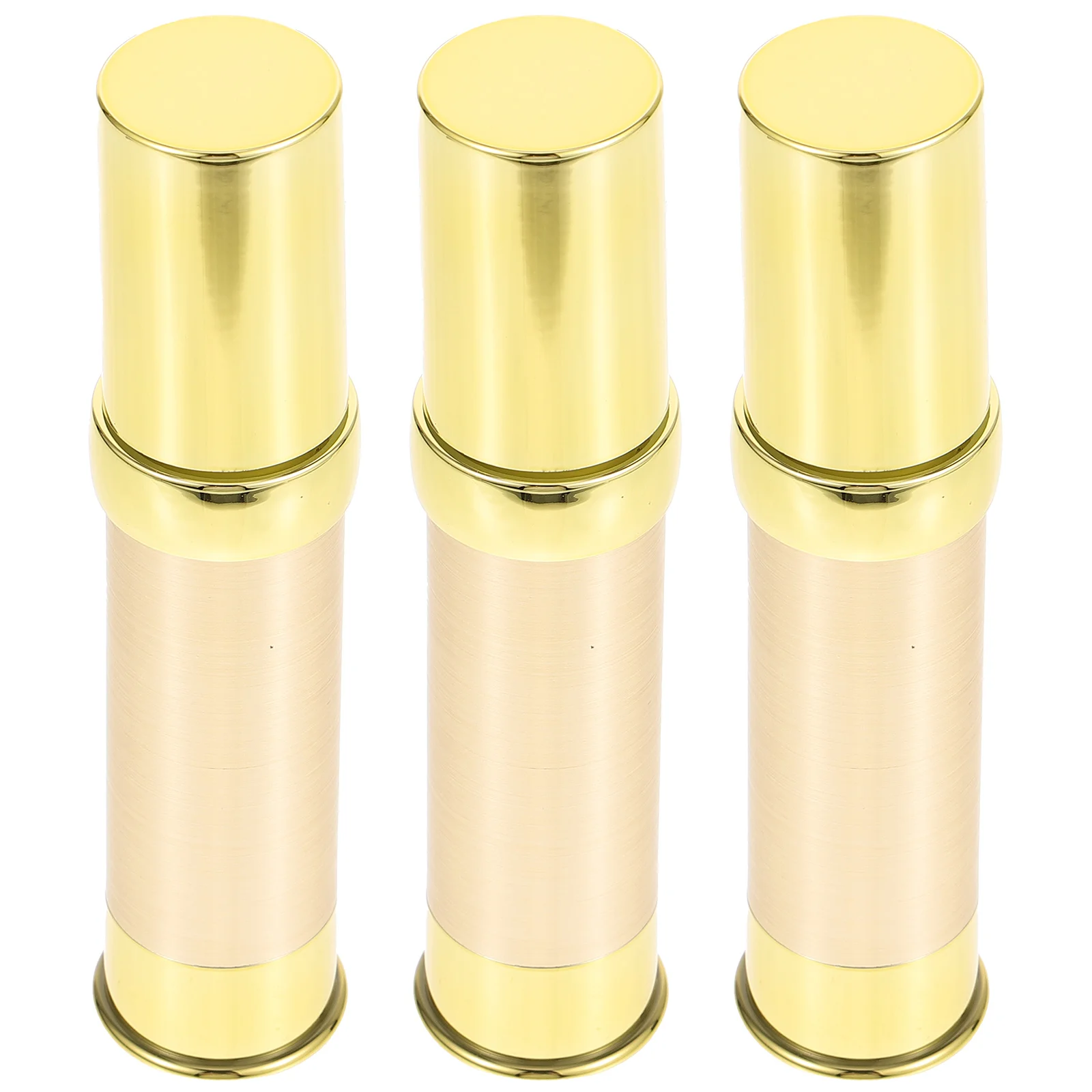 

3 Pcs Portable Makeup Bottles Liquid Empty Airless Dispenser Pp Travel