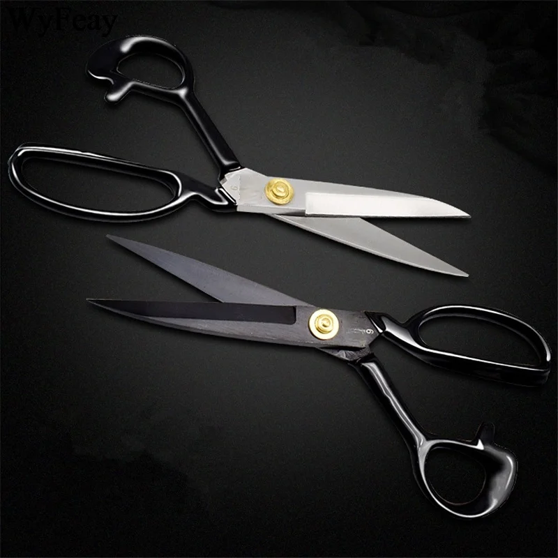 Professional Tailor Scissors Cutting Scissors Vintage Stainless Steel Fabric Leather Cutter Craft Scissors For Sewing Accessory