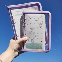 a5a6 loose leaf notebook set pvc notebook diary bullet set 6 hole binder notebook office planner korean stationery