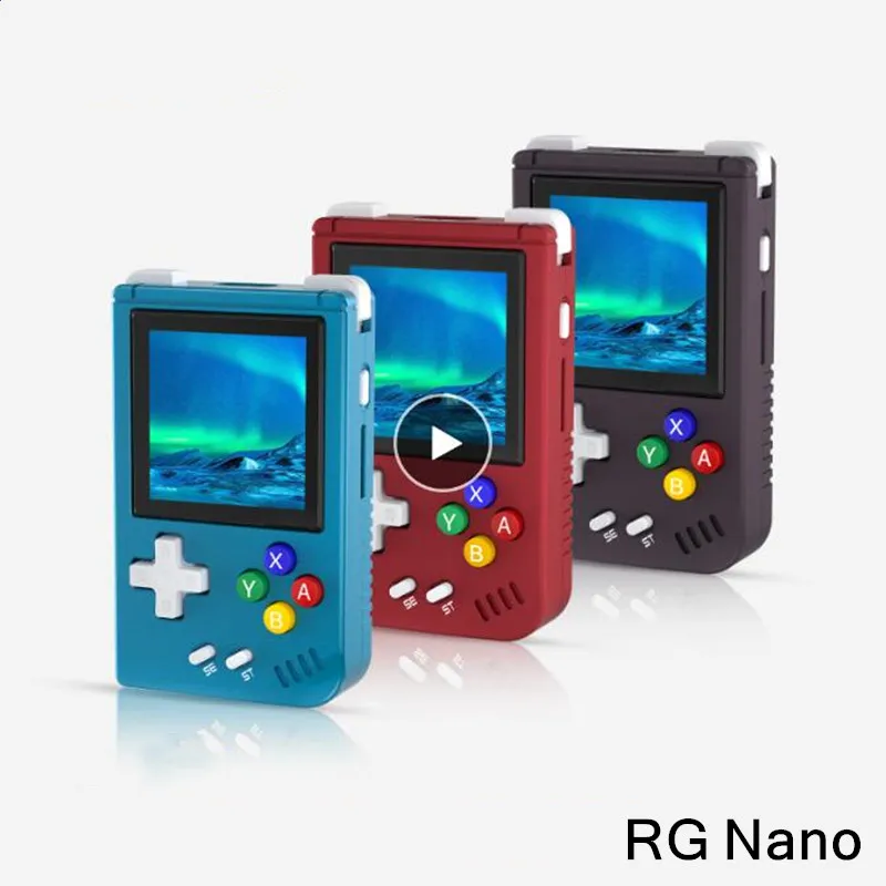 

Portable Anbernic RG Nano Handheld Game Console Open Source 8000+ Games Mini RGNano Pocket Retro Video Consoles Player Box Gift