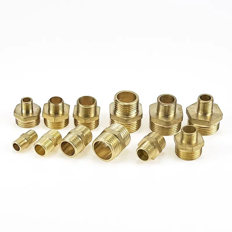 10 шт. латунные коннекторы для труб 1/8 дюйма 1/4 3/8 1/2 с внутренней резьбой