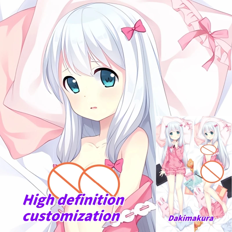 

Наволочка аниме Dakimakura Izumi Sagiri, двухсторонняя, полиэстер велюр