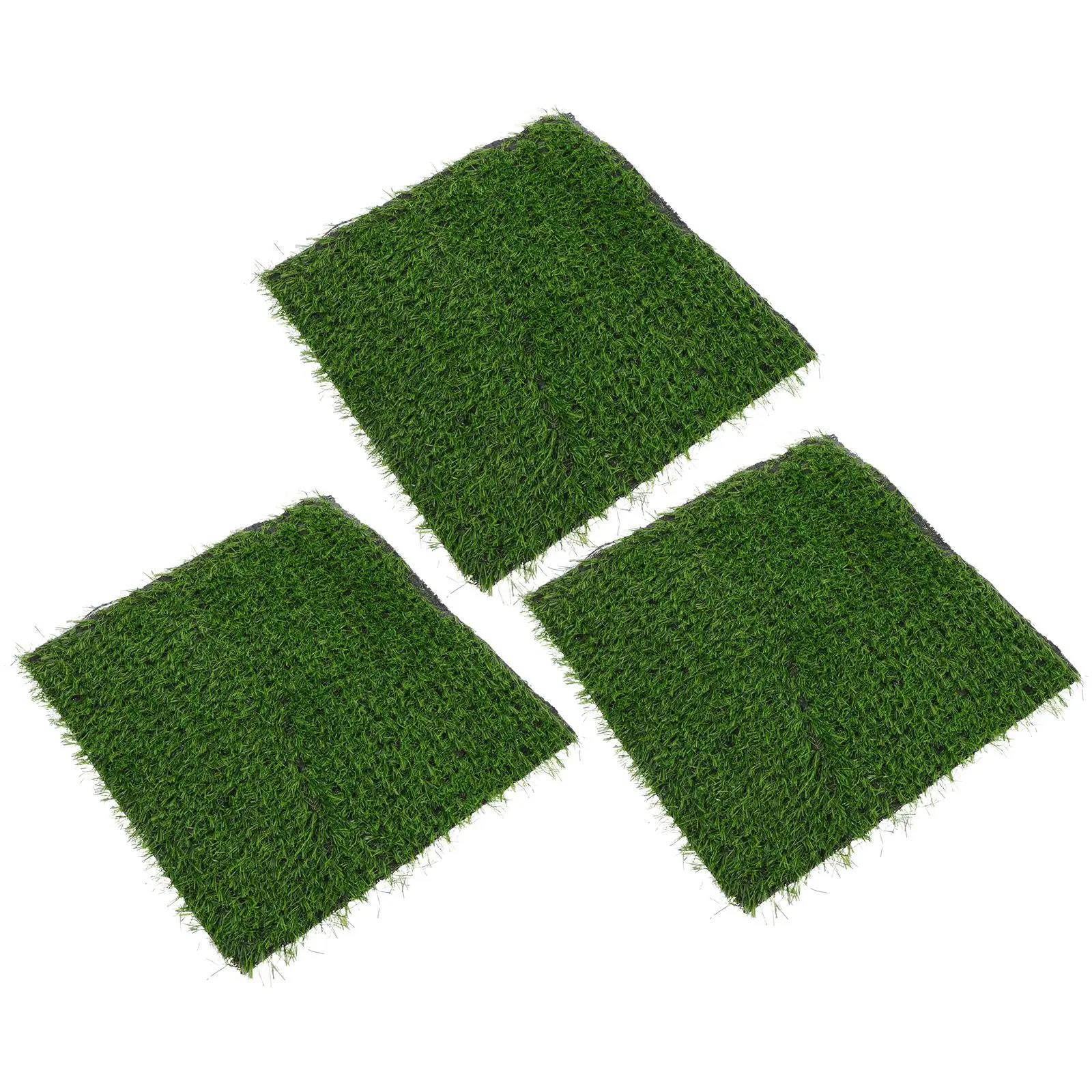 

3pcs Chicken Nesting Box Pads Chicken Laying Box Grass Mat for Breeding Chicken Washable Artificial Grass Rugs Fake Grass Mats