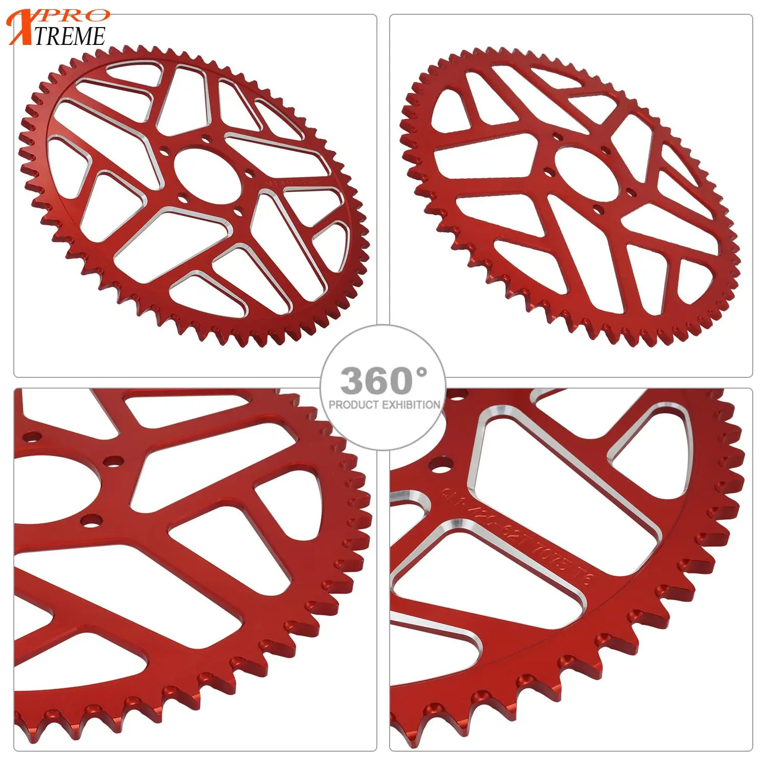 Новинка 7075 алюминиевая звездочка цепи 58T 62T для Sur-Ron светильник bee S X Segway X160 X260 Talaria
