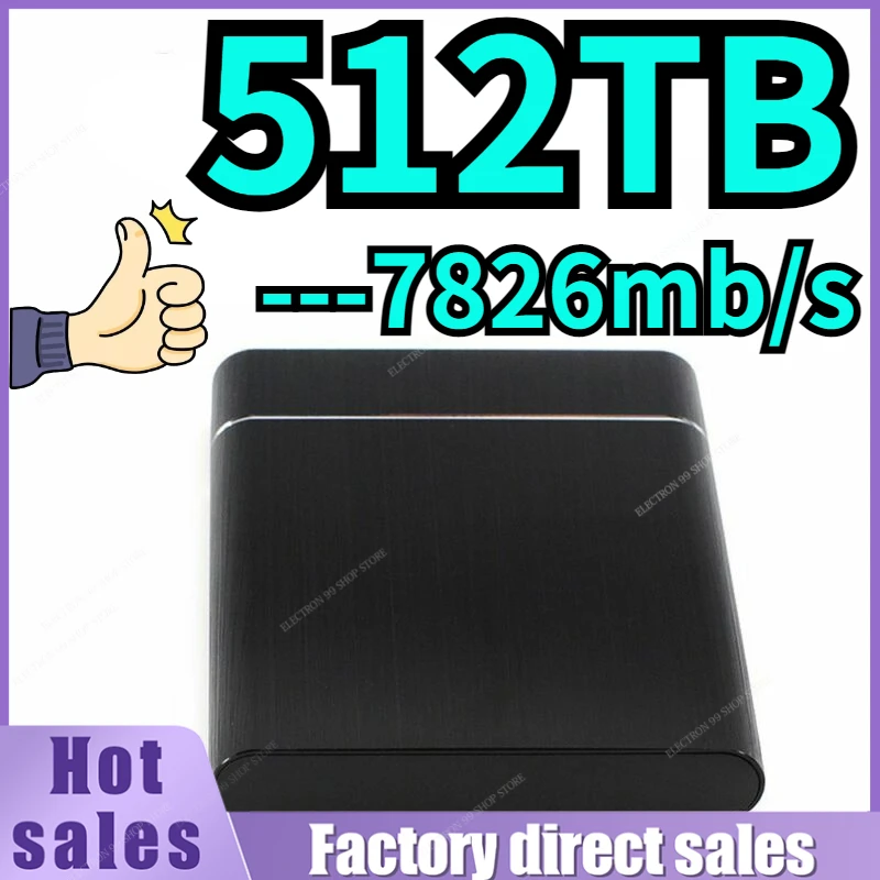 

500TB External Hard Drive USB 3.1 Type-C 512GB SSD 1TB 2TB 128TB Flash portable ssd For Laptop Computer Notebook Storage Devices