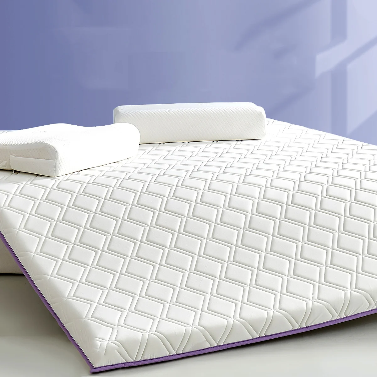 

4/8cm Latex Memory Foam Mattress Upholstery Household Thick Mattresses Milk Silk Fabric Single Sleepy Bed Mat Bedroom Furniture