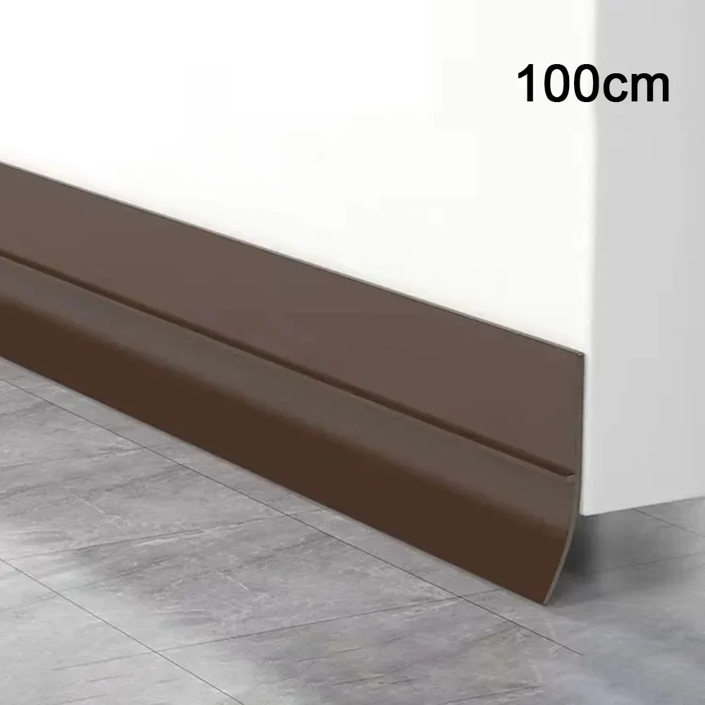 1 м нижняя уплотнительная лента для двери, уплотнительная лента под дверной ограничитель тяги, более толстая защита от холодного зазора, уплотнительная уплотнительная лента