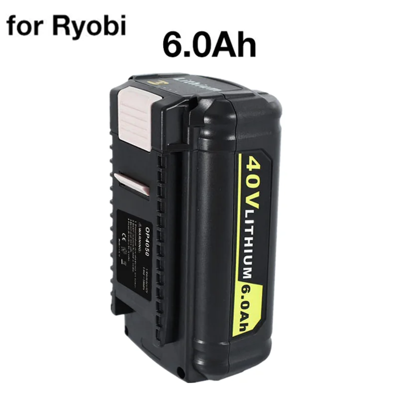 

Ockered 도구 배터리 40V 6000mAh 리튬 배터리 호환 Ryobi OP4015 OP4026 OP40201 OP40261 OP4030 OP40301 OP4040