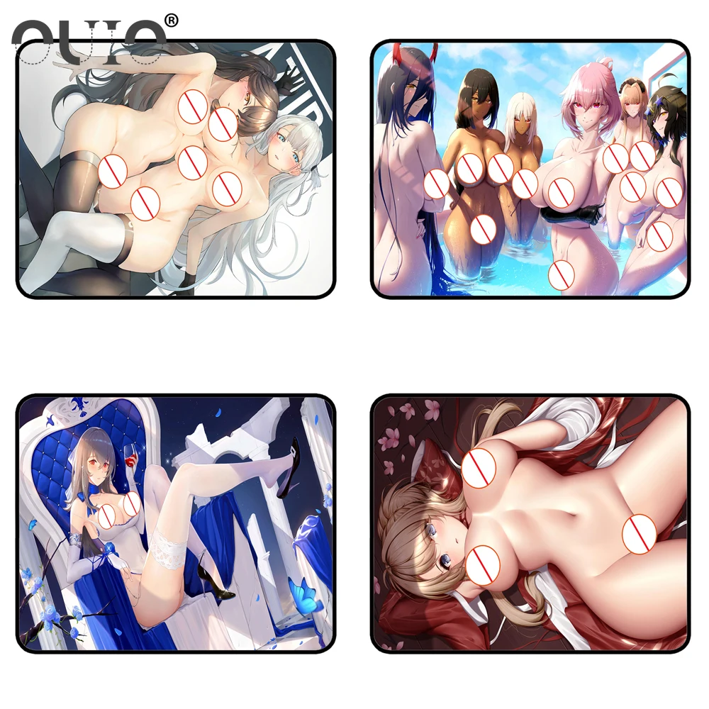 

Azur Lane Sexy Small Mouse Pad Sexy Girl Big Ass Big Tits Keyboard Mat Table Mat PC Waterproof Non-slip Mousepads with Lock Edge