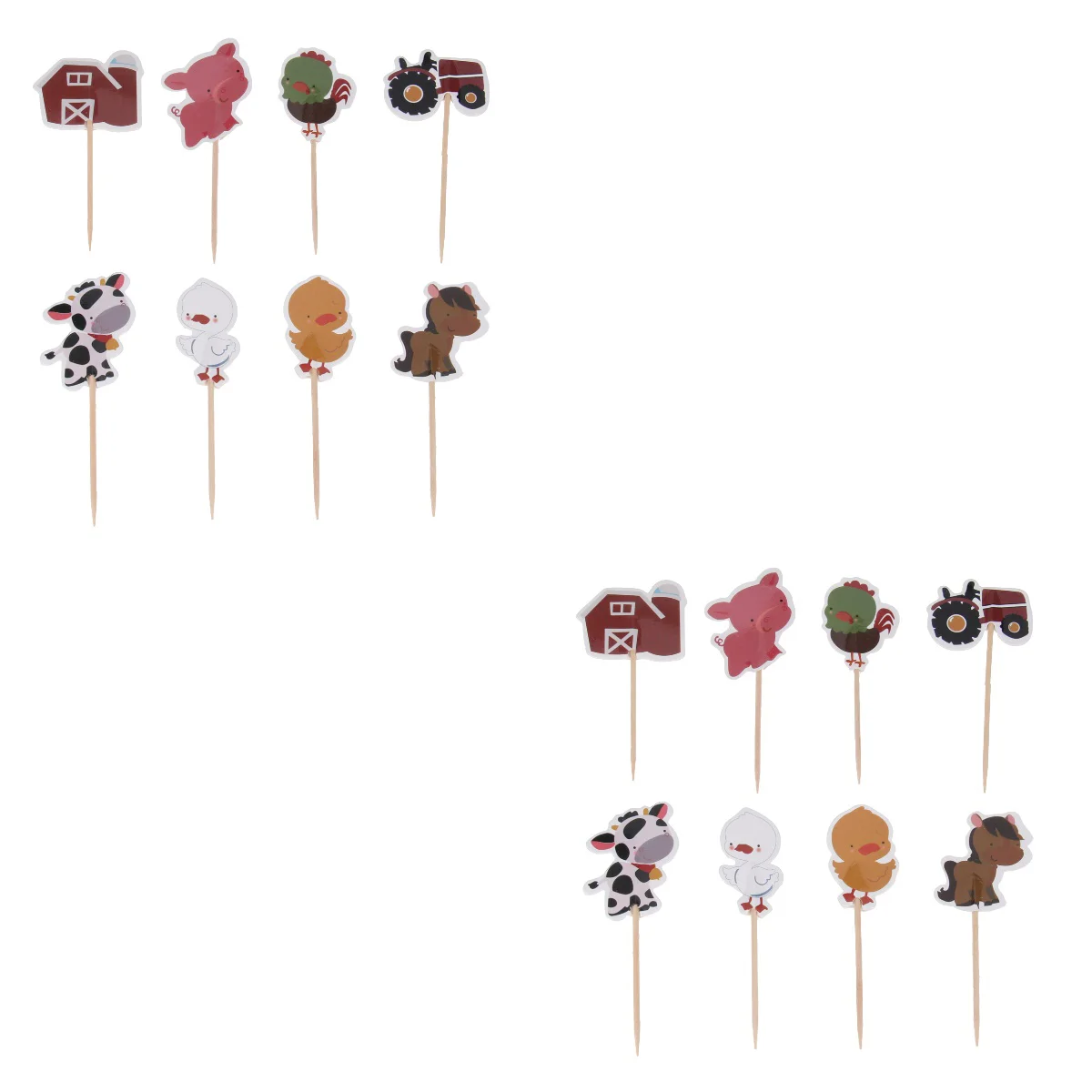 

Toppers Animals Cake Decorations Cupcake Farm Figures Woodland Wedding Birthday