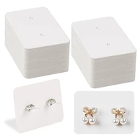 100pcs paper earrings storage display cards paperboard for jewelry stand packaging holder accessories gifts organizer supplies
