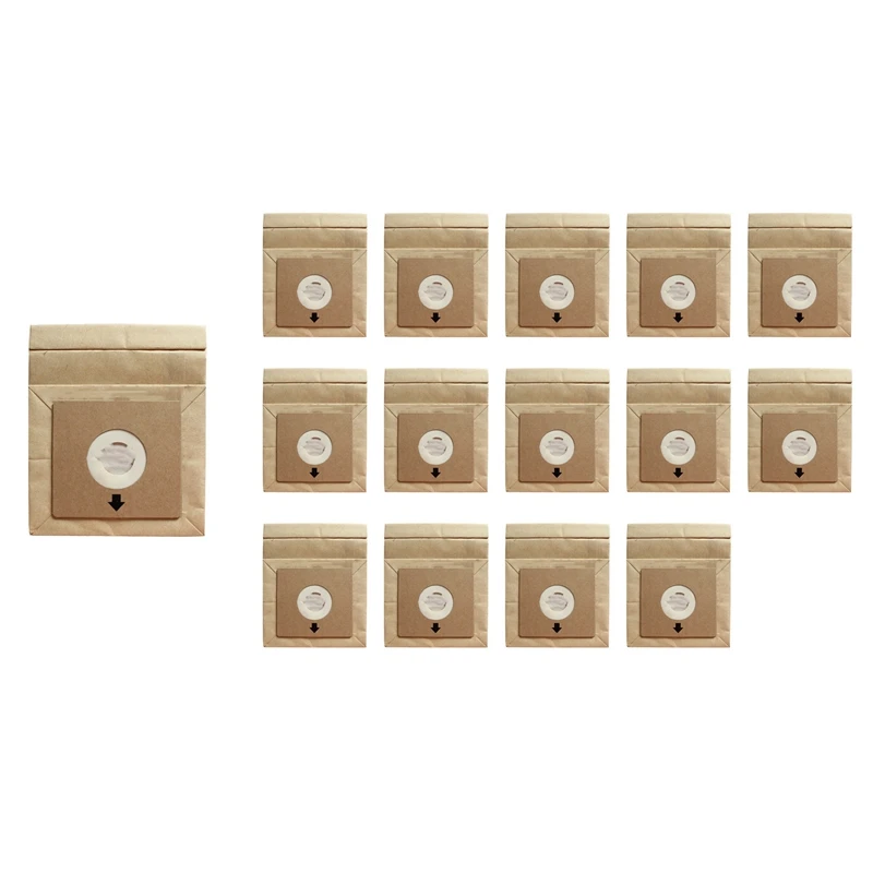 

Универсальные мешки для пыли, бумажный мешок для пыли 11 х10 см, 15 шт.