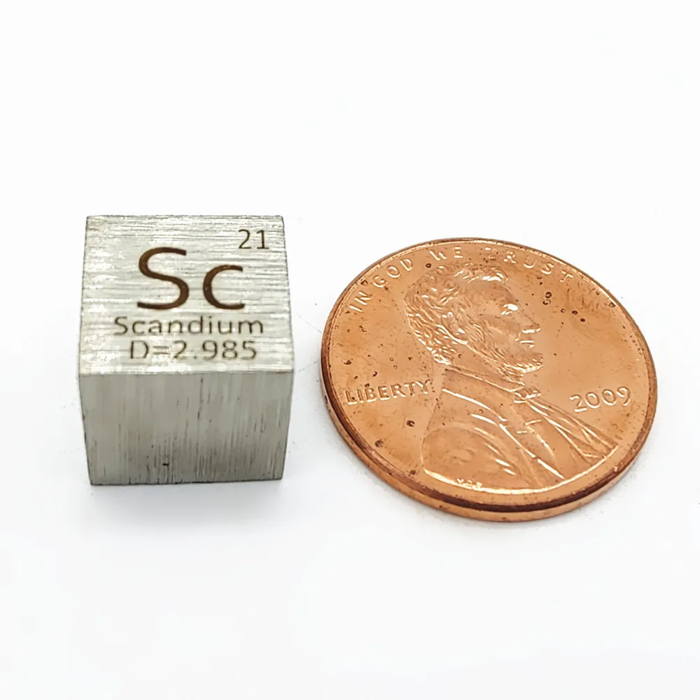 

Scandium Sc Polished Cube Metal Element Collection Scandium Target Science Experiment for Research and Development 10x10x10mm
