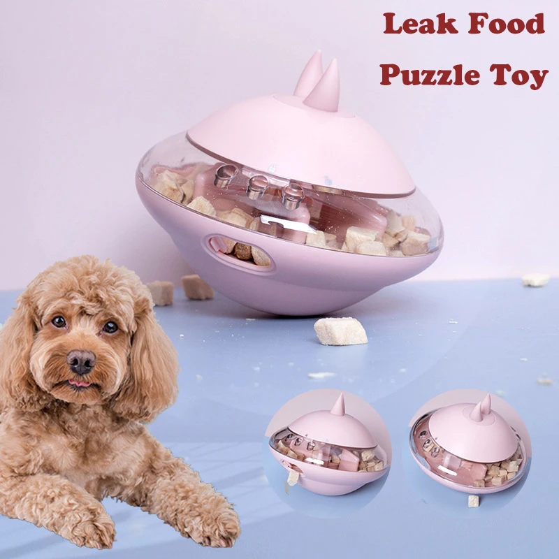 Dog Toys Feisty Pets Feeder Plush Rubber Flying Saucer Pet Items Leak Food Interactive Toys for Dogs Pet Supplies