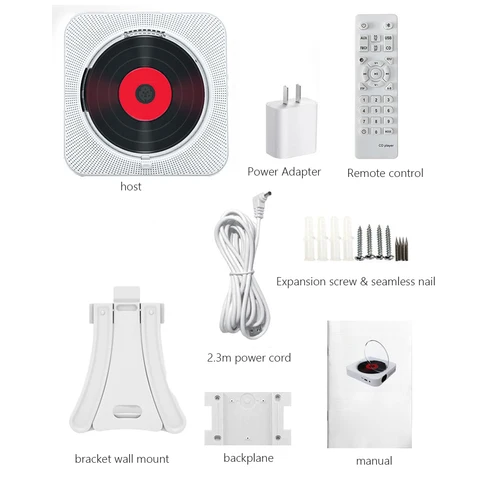 Портативный CD-плеер ALLOYSEED  Bluetooth