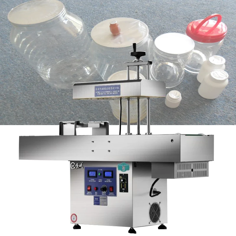 

Vertical Sealing Machine Electromagnetic Aluminum Foil Induction Sealing Machine Glass Bottle Honey Plastic Jars Cap Sealer