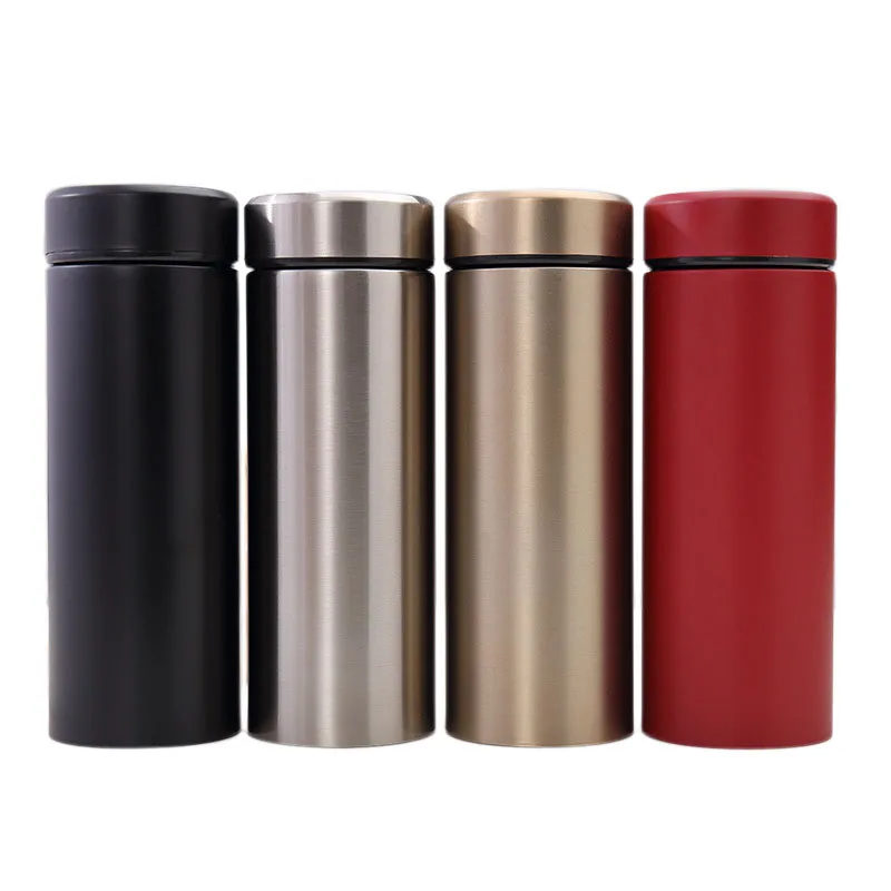 Stainless Steel Vacuum Flask Heat Insulation Thermos Tea Cup with Filter 350 ML Travel Water Bottle