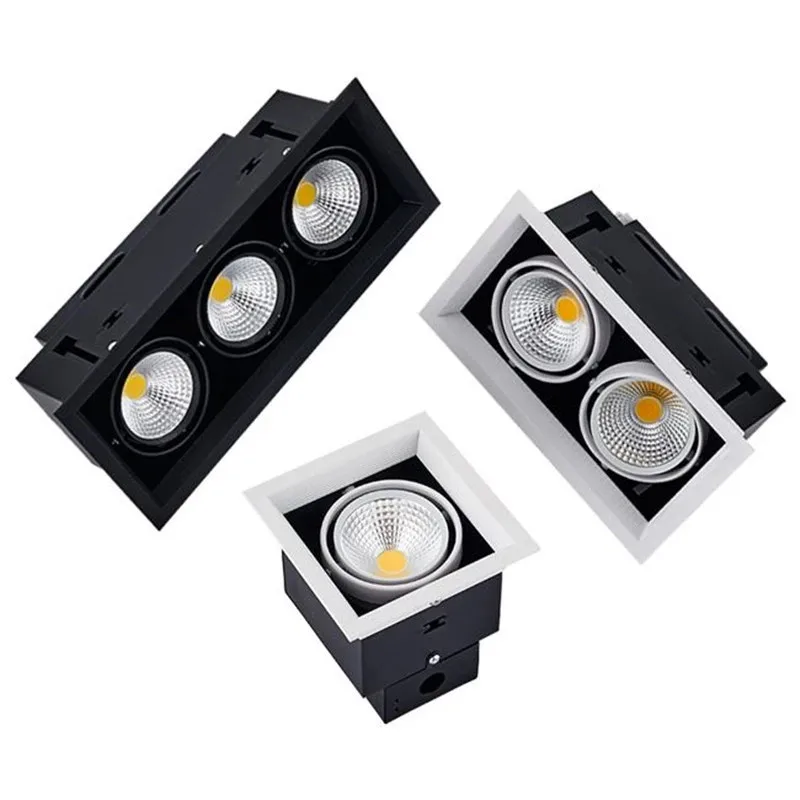 

FREE 10W 20W 30W LED COB Spot Led Downlight Dimmable AC85-265V Warm/ Natural/Cold White Recessed LED ceiling Lamp Spot Light