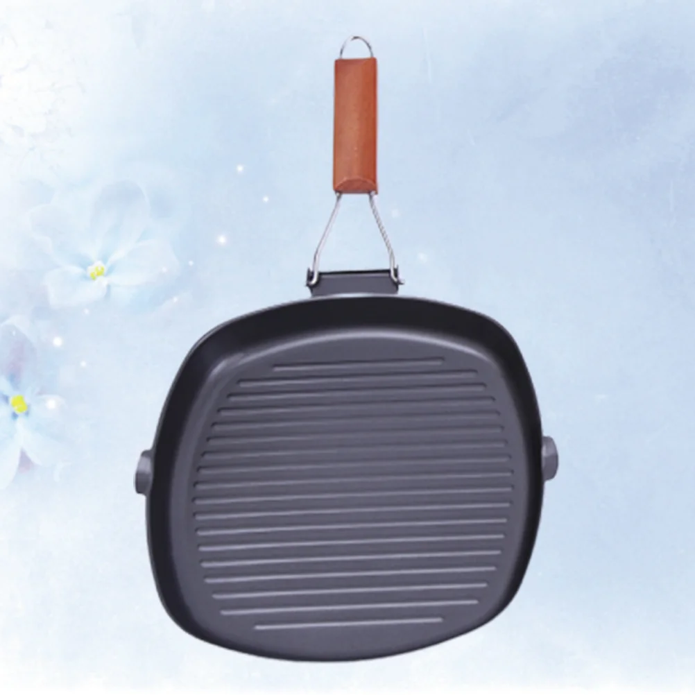 

Steak Frying Pan Pancake Bbq Grills Square Pot Non-stick Camping Griddle Cooking Utensils