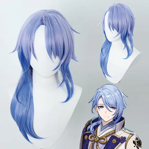 

Парик для косплея из аниме «Игры Genshin Impact Kamisato Ayato»
