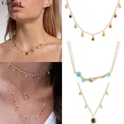 Женское Ожерелье с радужным цирконом, в минималистическом стиле