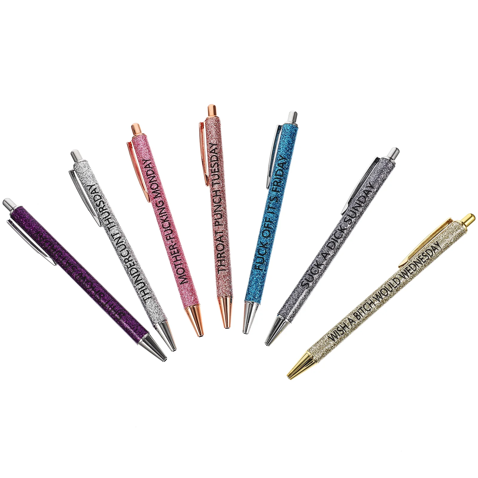 

Pen Pens Writing Office Ballpoint Ink Funny Shiny Glitter Rollerball Gifts Supplies Women Adult Cuteportable Fun Daily Ergonomic