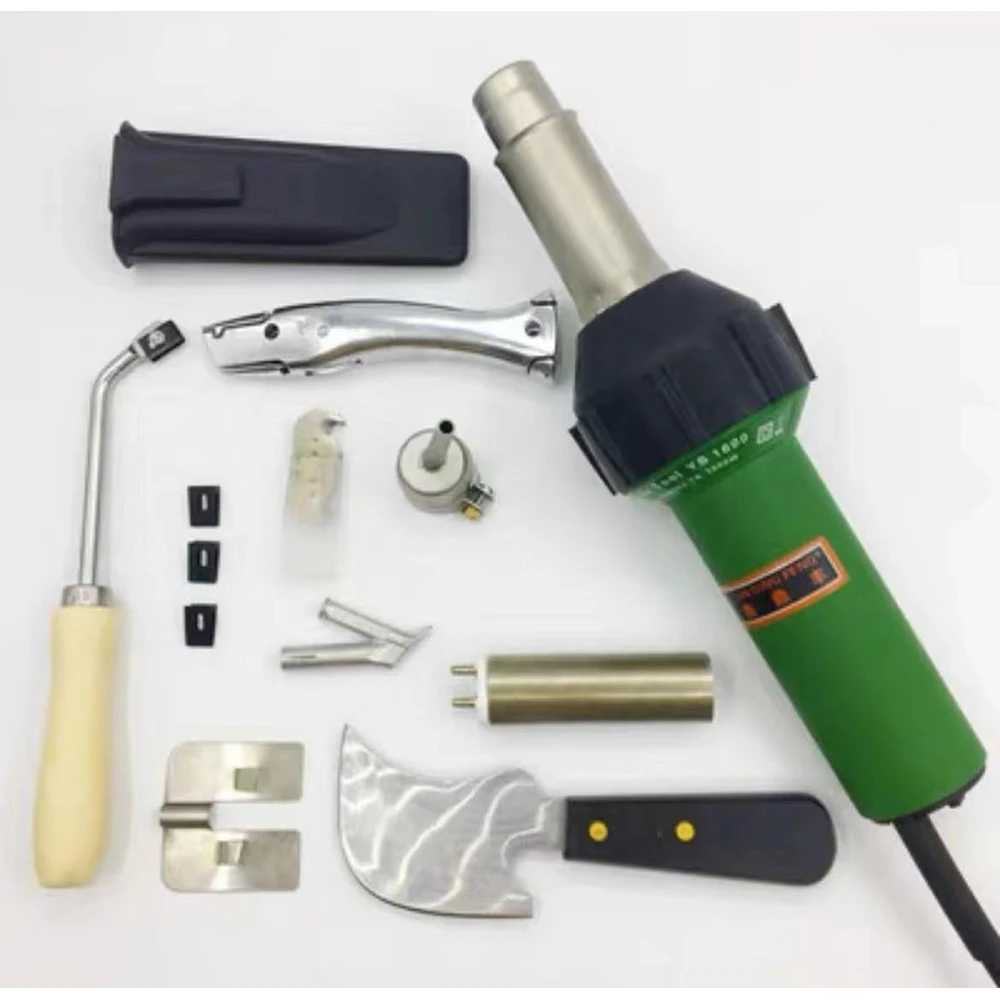 

110V/220V Professional Hot Air Welding Kit + Plastic Heat Gun + Accessories 1600W For PVC Plastic Flooring Linoleum Vinyl Floor