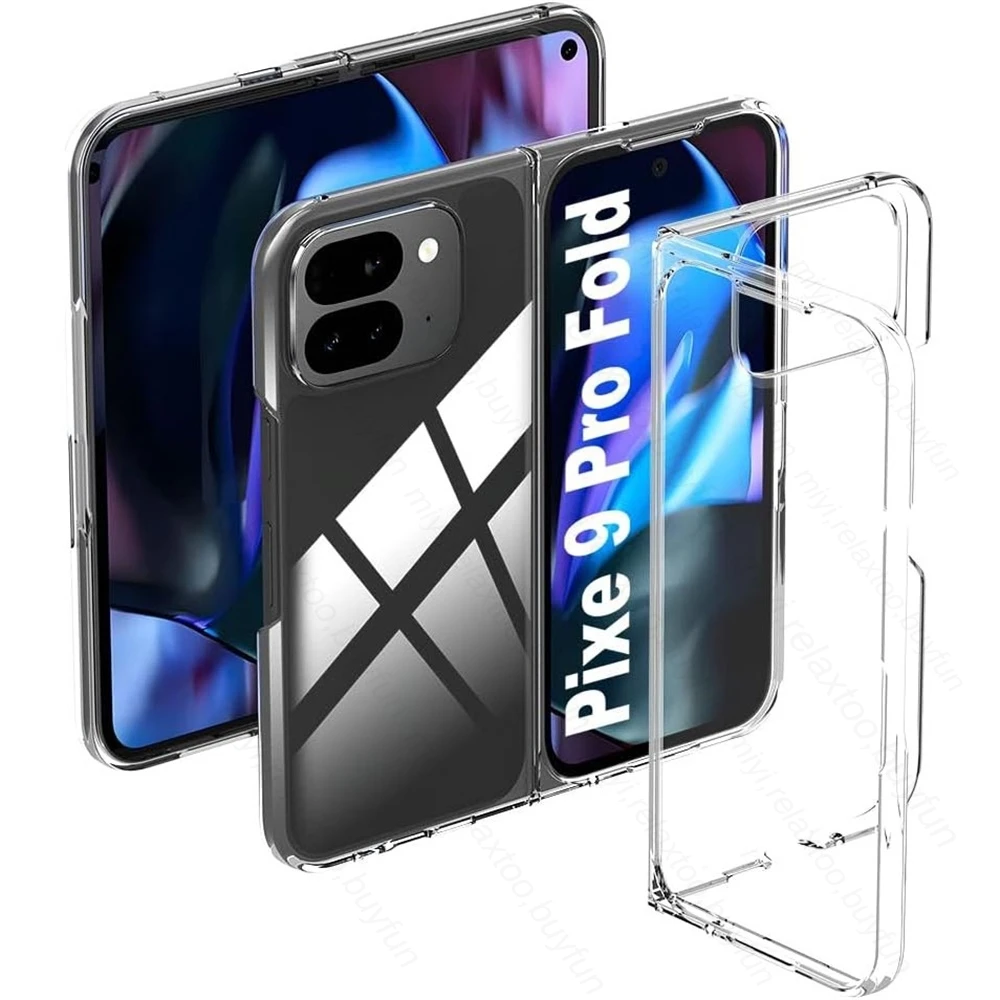 Для Google Pixel 9 Pro Fold 9ProFold 5G Clear Hard PC защитный чехол для Pixel9ProFold тонкий противоударный