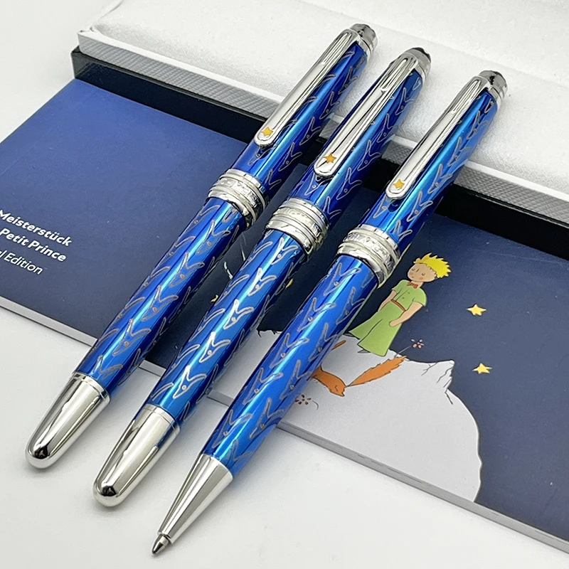 Le Petit Prince 163 Blue Rollerball Ballpoint Pen Luxury MB Stationery With Serial Number