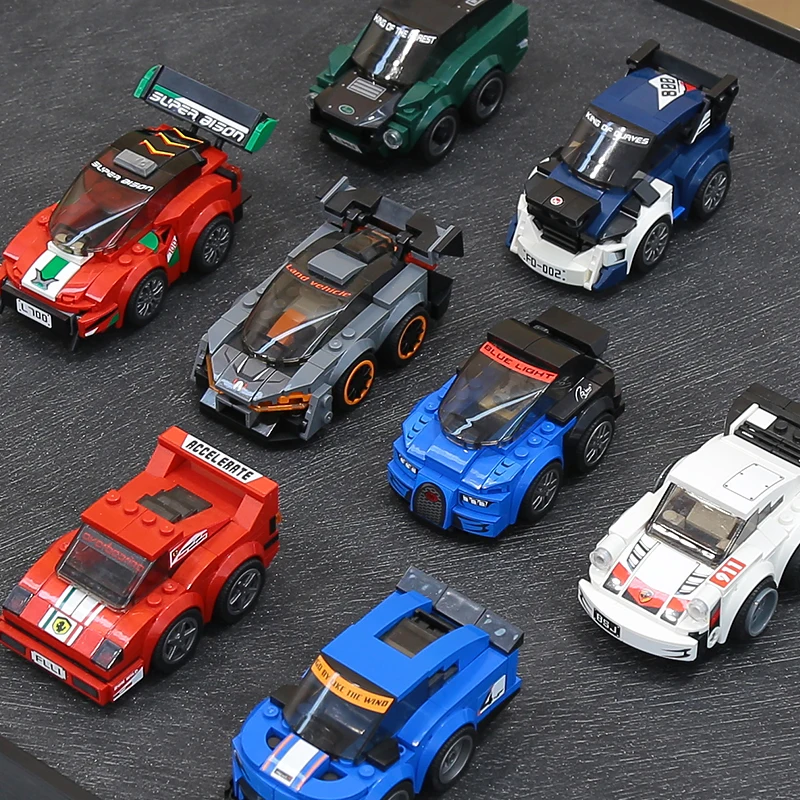 

Technical Racing Car Mini Set Speed Champions Sport Model Building Blocks Bricks Super Racer Vehicle Toys For Boy Birthday Gift