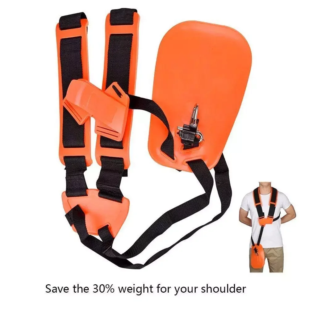 

Grass Trimmer Double Shoulder Strap With Nylon Strap Adjustable Garden Lawn Mower Strap Accessories For STIHL FS Km Series