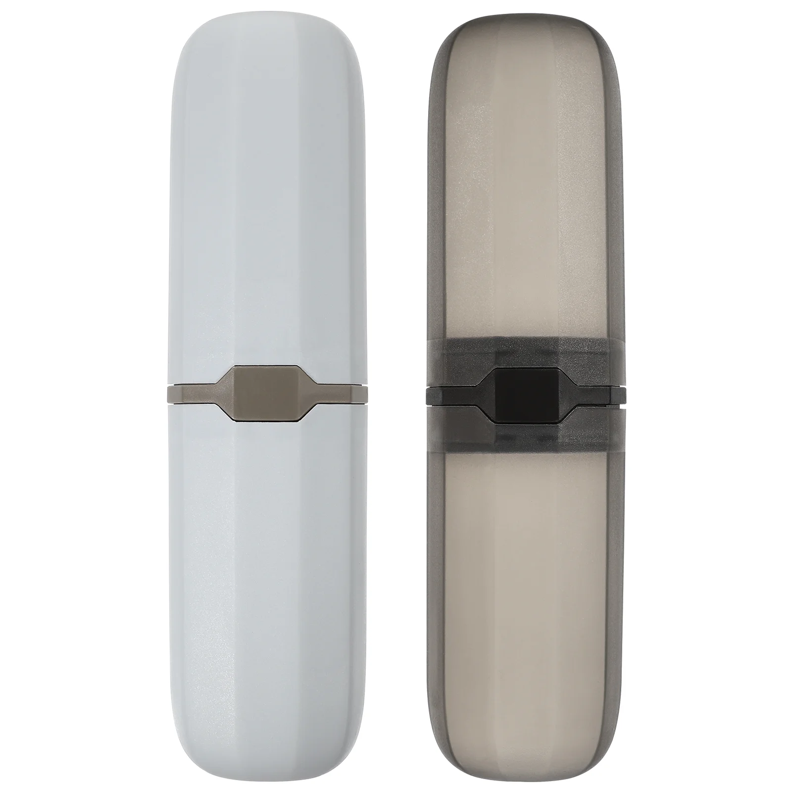 

2 Pcs Organizer Tootbrush Holder Travel Toothbrushes Cutlery Box Travel Case