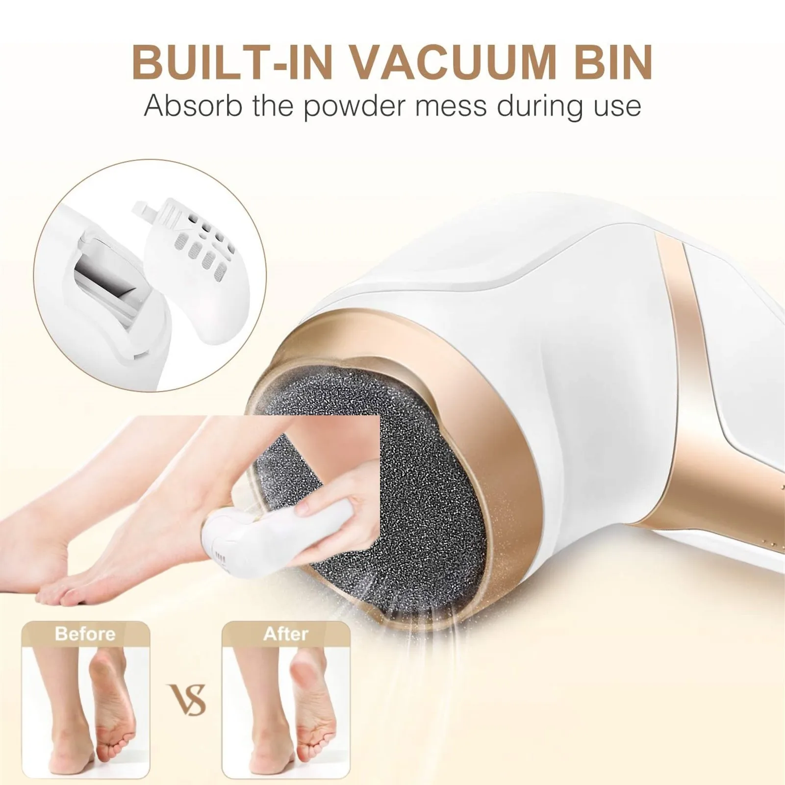 

Electric Pedicure Tools Foot File Remove Hard Cracked Dead Skin Callus Remover IPX7 Water Proof Professional Feet Rasps Care Set