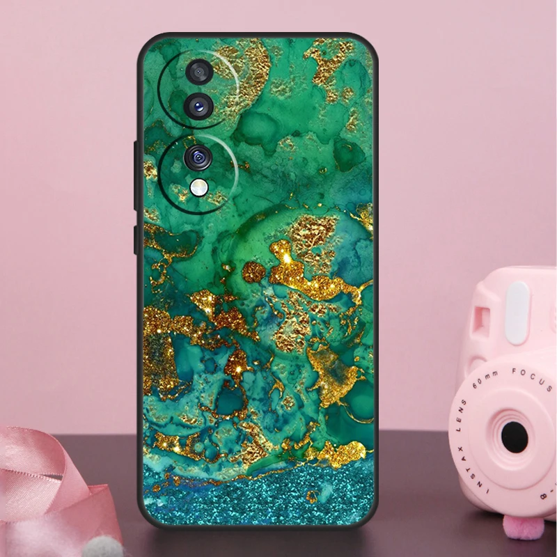 Фото Роскошный чехол с золотой фольгой для Honor 400 Pro, 200, 50, 70, 90, X9a, X9b, X9c, X9d, X8b, X8c, Win Magic 7 Lite, 5, 6, 8 Pro №5