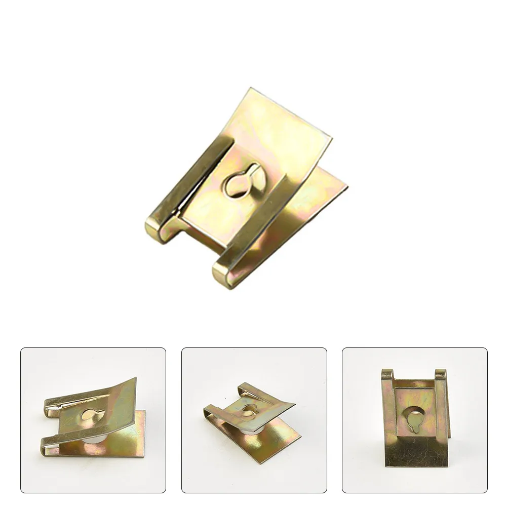 

20 X Car Screw Base U-Type Clips Car Fastener Clips Motor Automobile Engine Fender Bumper Guard Plate Clamps Auto Interior Tools