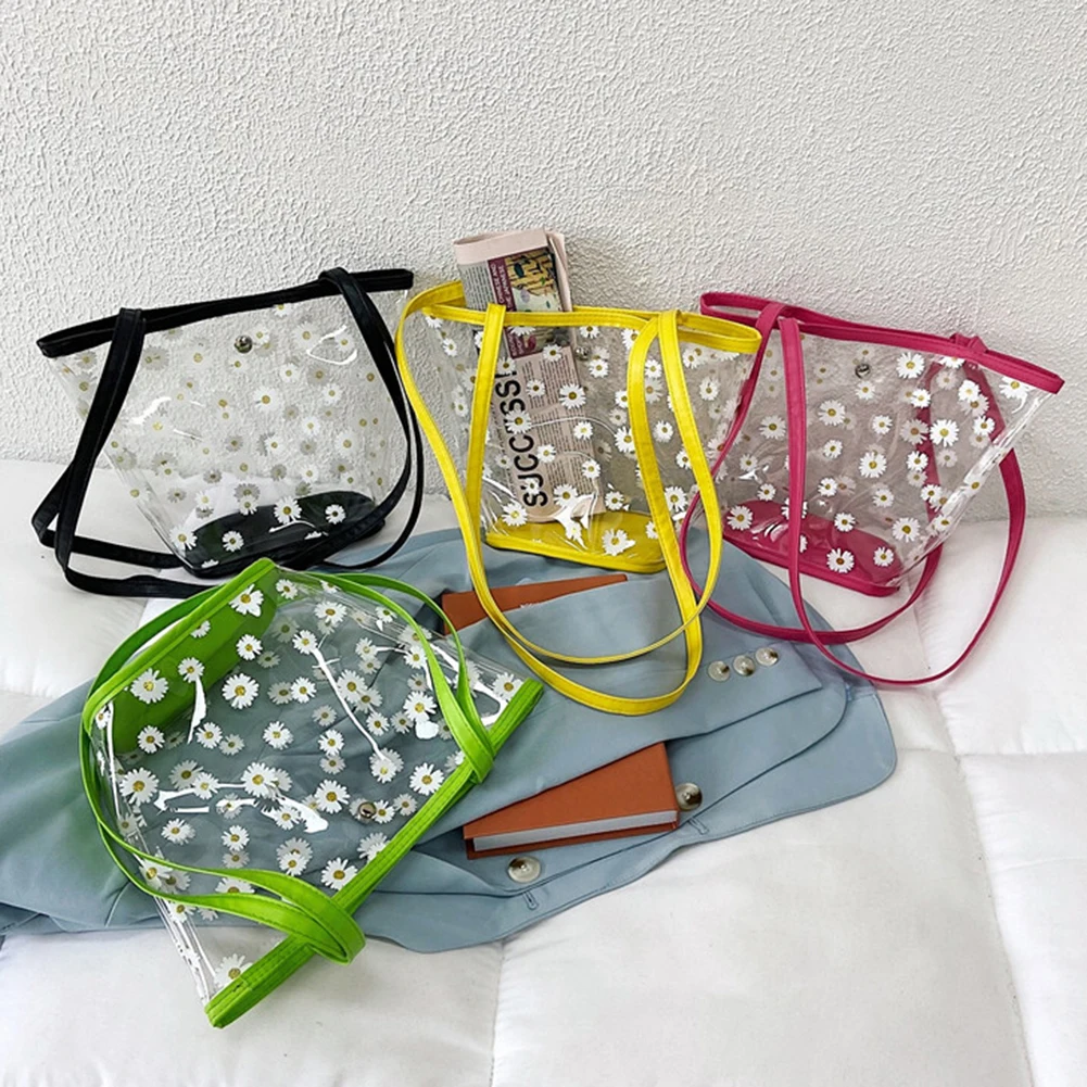 

Travel PVC Cosmetic Bags Women Transparent Clear Zipper Makeup Bags Organizer Bath Wash Make Up Tote Handbags Case