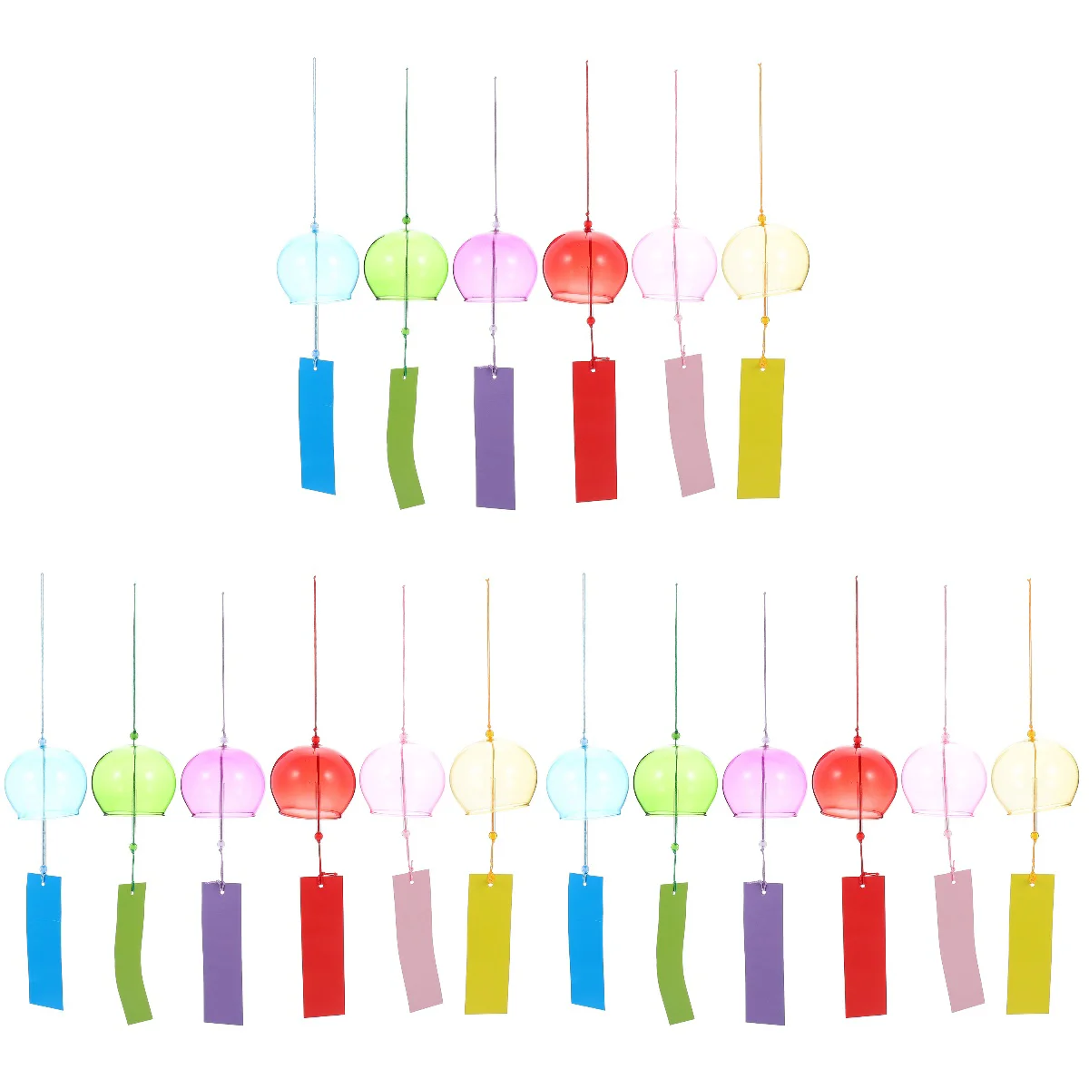 

18 Pcs Delicate Hanging Home Wind Bell Hanging Wind Chime Wedding Hanging Decor Decorative Wind Chime