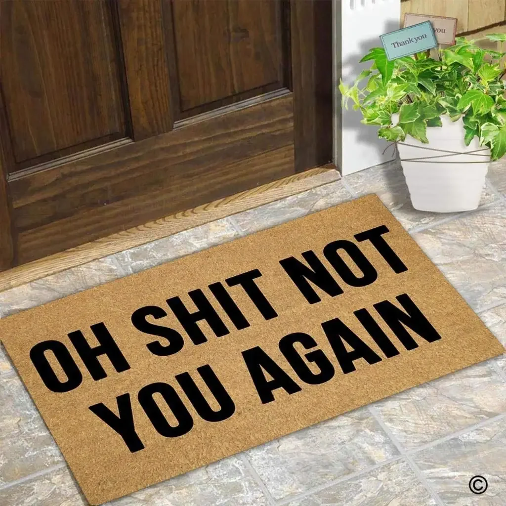 Коврик придверный не скользящий размером 30 на 18 дюймов машинная стирка нетканый